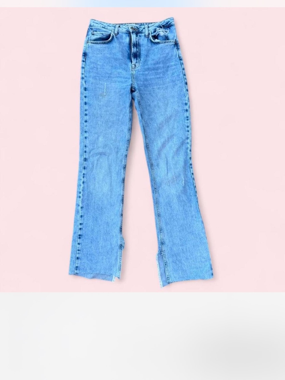 Zara Light Blue Flare Jeans
